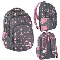 Paso Mehrfarbig Licht Rucksack Schulrucksack Schultasche Dance BU22DN-2706