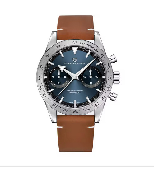 Montre PAGANI DESIGN chronographe saphir VK64 du bureau au week-end