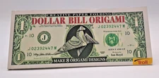 Dollar Bill Origami Instruction Book + Crafting Papers 8 Designs Vintage 2001