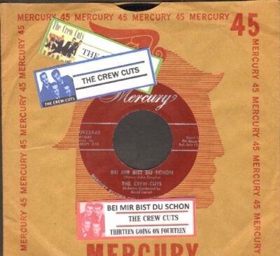 Crew-Cuts - Bei Mir Bist Du Schon Mercury 70922 Vinyl 45 rpm Record