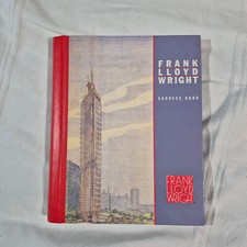 VTG FRANK LLOYD WRIGHT ADDRESS BOOK UNUSED