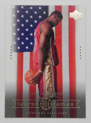 2003 LEBRON JAMES ROOKIE UPPER DECK FROM COAST TO COAST CARD #2