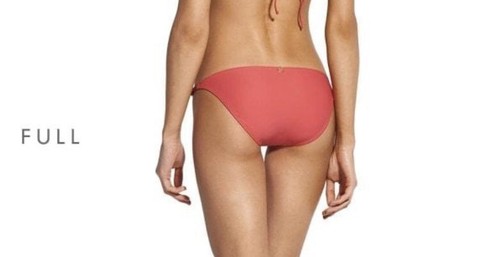 ViX Paula Hermanny Watermelon Trim Roll Bikini Bottom Size Medium - Picture 2 of 5