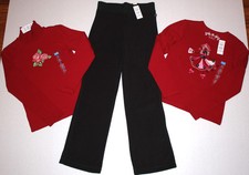 NWT Girls The Children's Place 2 Shirts  Pants Lot 7/8