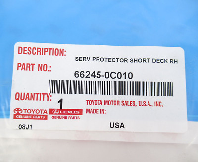 Genuine OEM Toyota 66245-0C010 Passenger Rear Stone Guard Protector 07 ...