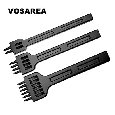 3 Pc Nähen Werkzeuge Prong Punch Runde Loch Meißel Locher Set