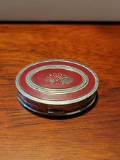 Vintage Art Deco Elmo Rouge Makeup Powder Compact Mirror