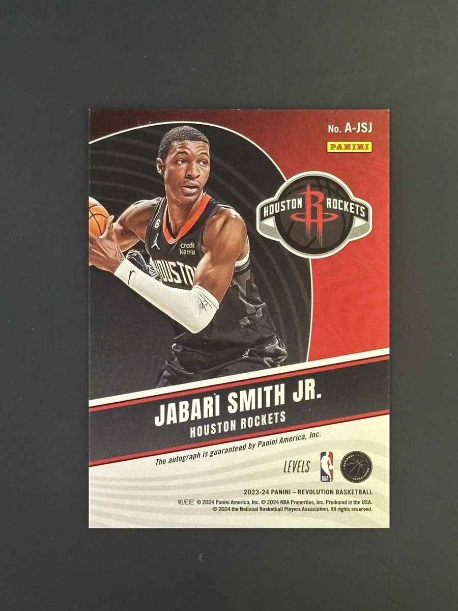 2023-24 Panini Revolution #A-JSJ Jabari Smith Auto LEVELS Houston