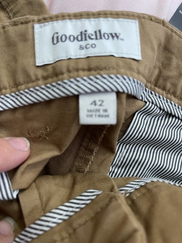 Goodfellow 42 Linden Shorts NWT Khaki - Picture 4 of 5