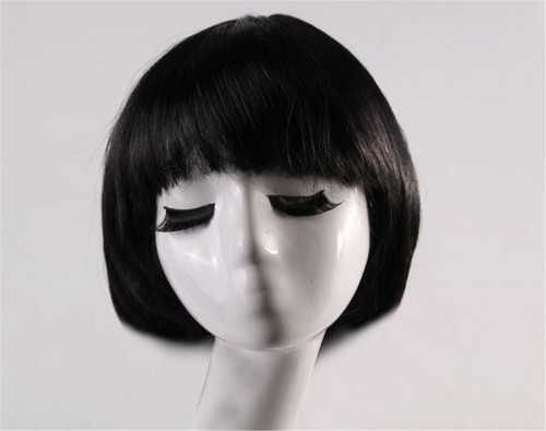Women Girls Kids Children Fringe Costume Colorful Short Bob Straight Hair Wigs - Picture 2 of 20
