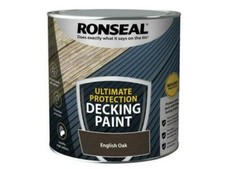 Ronseal RSLDPEO25L Ultimate Protection Decking Paint English Oak 2.5 litre
