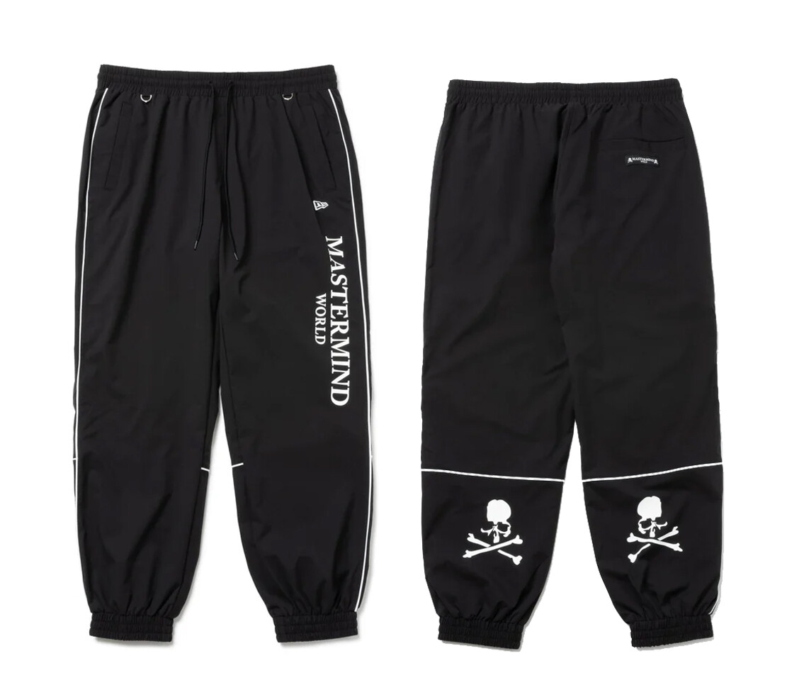 New Era x mastermind WORLD Oversized Piping Track Pants New Era x mastermind WORLD Oversized Piping Track Pants