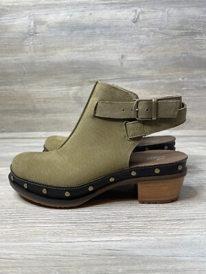 Chaco Shoes Womens 6 Cataluna Clog Green Studded Casual Closed Toe JCH107478