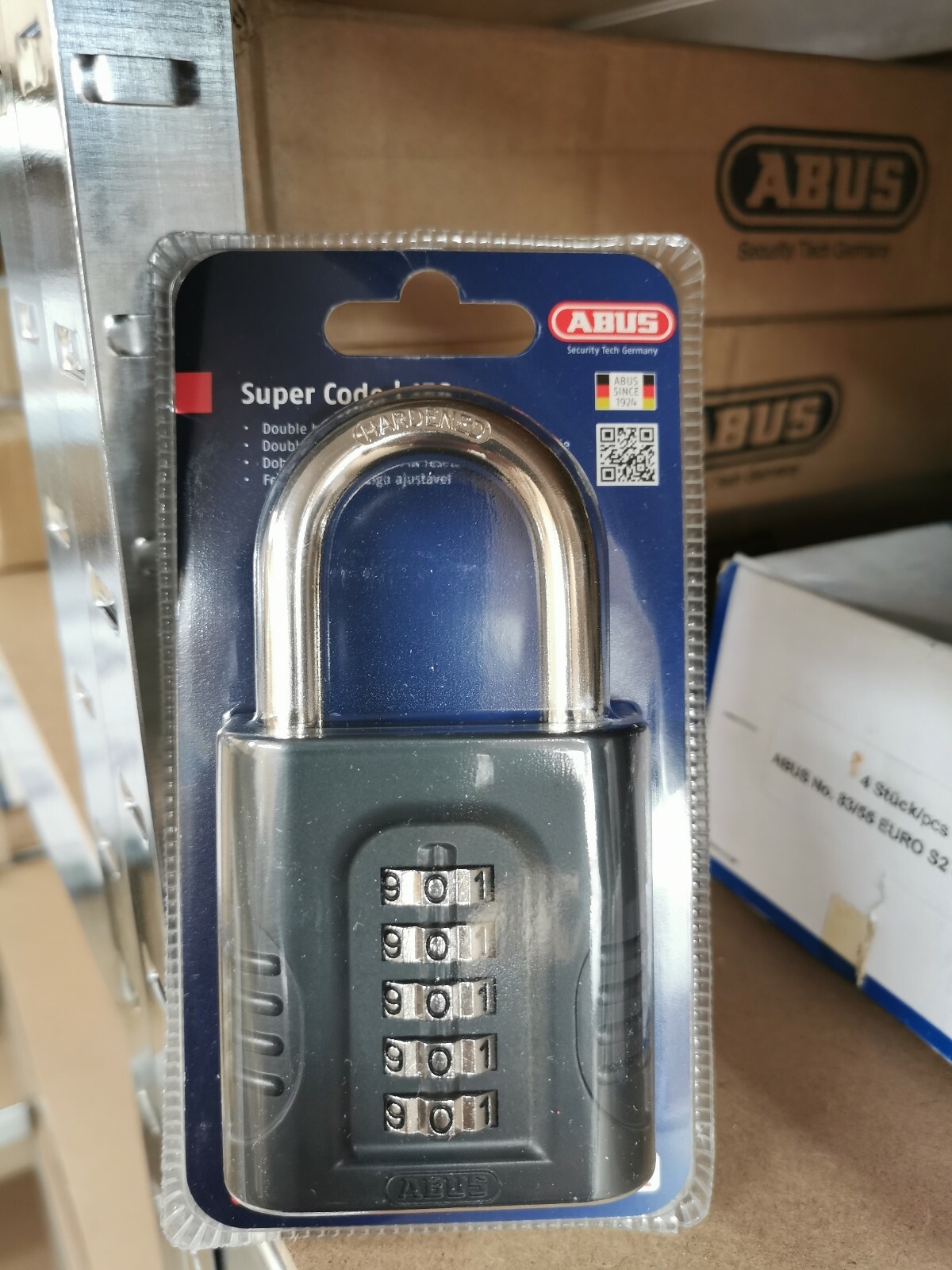 ABUS Mechanical 158 65 65mm Combination Padlock 4 Digit Die Cast Body abus-mechanical-158-65-65mm-combination-padlock-4-digit-die-cast-body