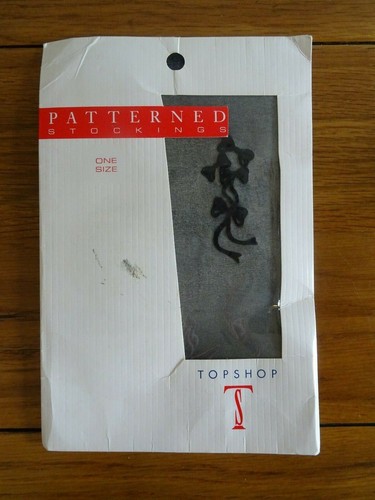 Topshop Patterned Stockings One Size 