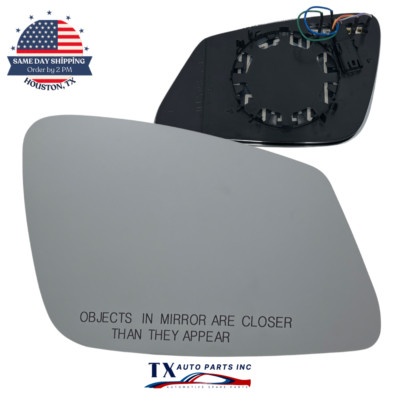 For BMW 5/6/7 Series F02/F10/F12 Passenger Side Mirror Glass Heated w/ 4pin plug