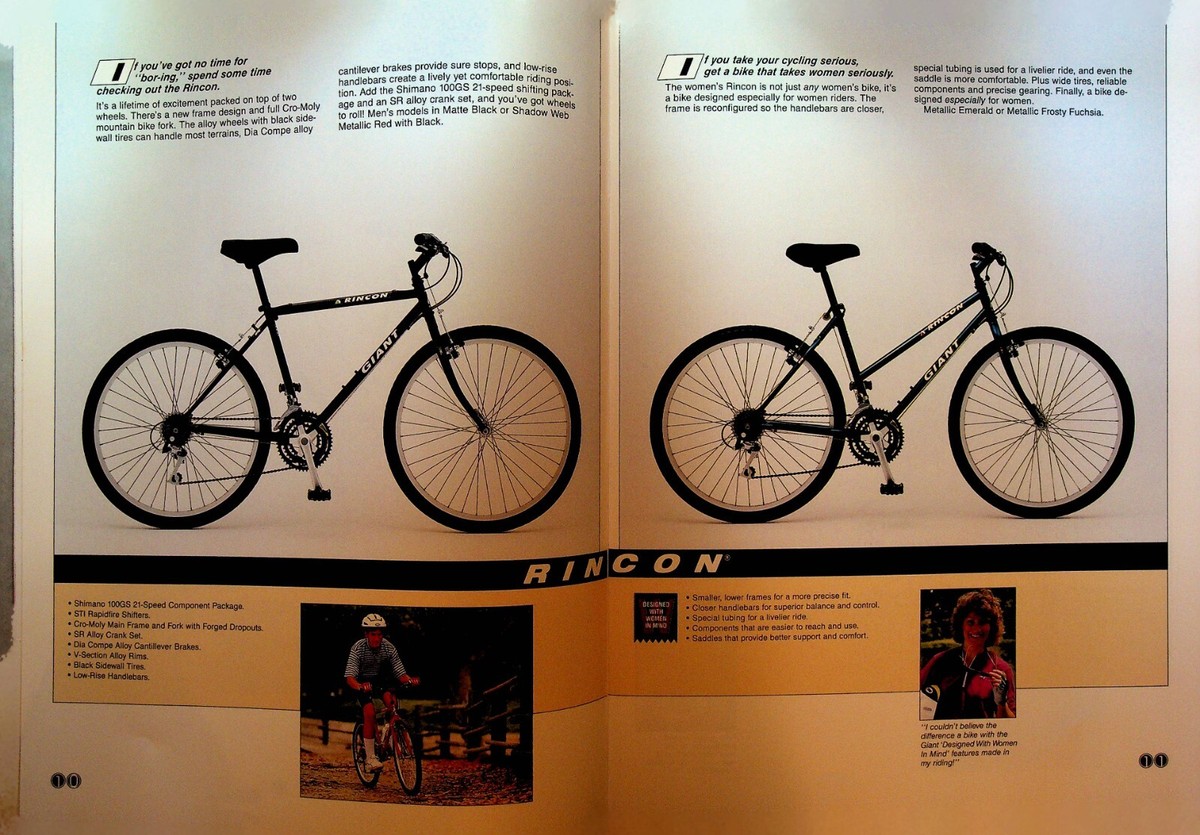 Giant Bicycles Catalog 1992 Mountain Cross AFS Racing Road Giant Bicycles Catalog 1992 Mountain Cross AFS Racing Road
