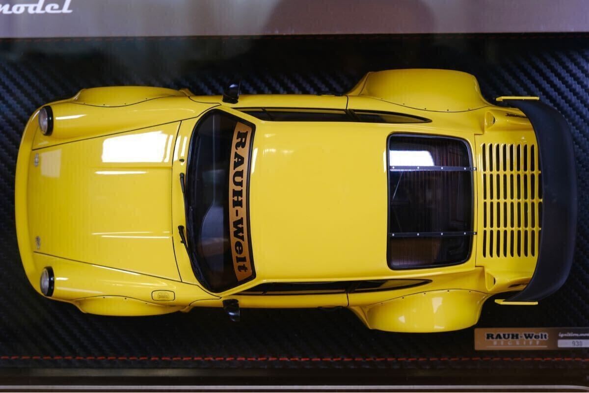 1/18 Ignition Model RWB 930 Porsche 911 M64 Yellow w/ Engine 1/18 Ignition Model RWB 930 Porsche 911 M64 Yellow w/ Engine