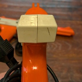 VTG Nintendo NES-005 Official Orange Zapper Light Gun Controllers Set of 2 Works