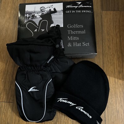 TOMMY ARMOUR Golfer Golf Tinsulate THERMO HANDSCHUHE Handschuhe & Strickmütze Geschenkset