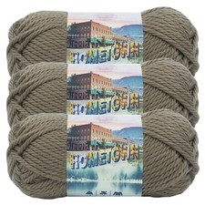  3 Pack Lion Brand Yarn 135-124AG Hometown Bulky Yarn, Cocoa Beach
