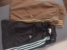 Lot Of 2 Boys Adidas Wind Pants Good Condition