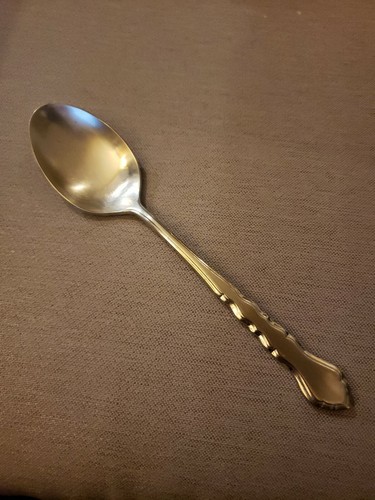 Cuchara satinada de acero inoxidable International Lyon AMERICANA cubiertos ELECCIÓN cubiertos - Imagen 1 de 2