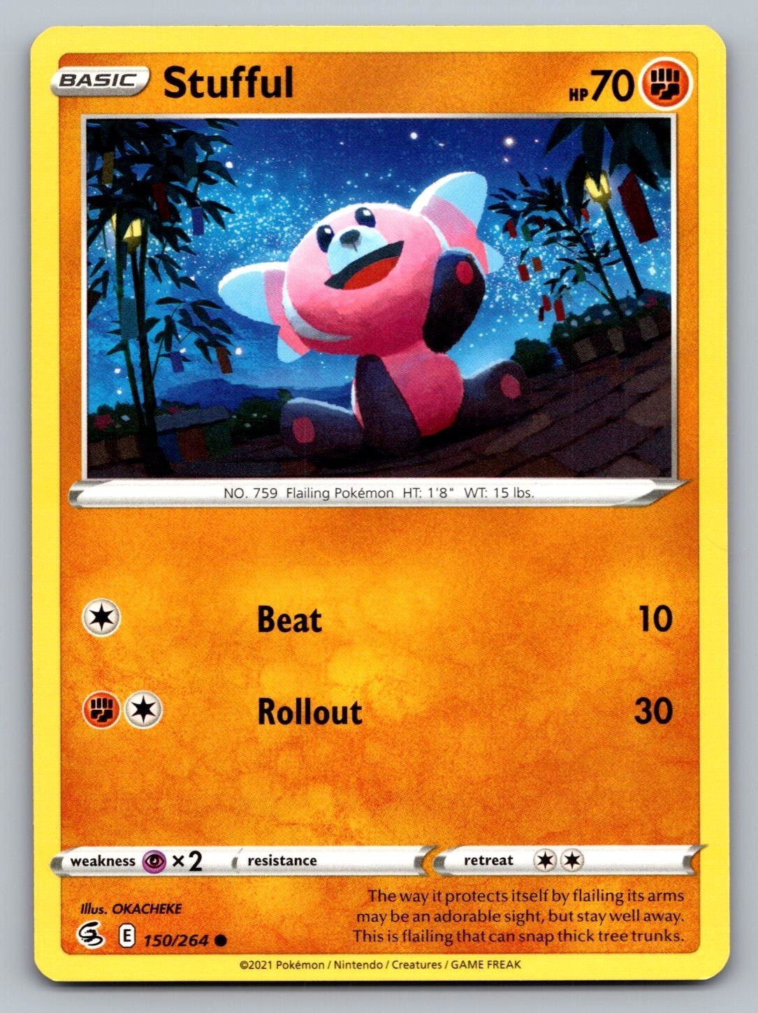 Pokemon TCG Fusion Strike Stufful #150