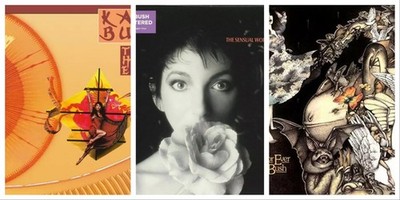 Kate Bush - Kick Inside/ Never For Ever/Sensual World' 3 LPs [job lot / sealed]