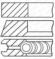 08-444107-00 Goetze Engine Kolbenringsatz FüR Audi,Seat,Skoda,Vw