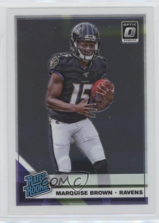 2019 Panini Donruss Optic Rated Rookie Marquise Brown #162 Rookie RC 1pd