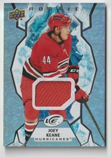 2021-22 UPPER DECK ICE JERSEY JOEY KEANE CAROLINA HURRICANES #120