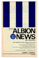 West Bromwich Albion - 1967-68 - Home Football Programmes