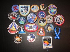 20 Vintage NASA Patches Lot