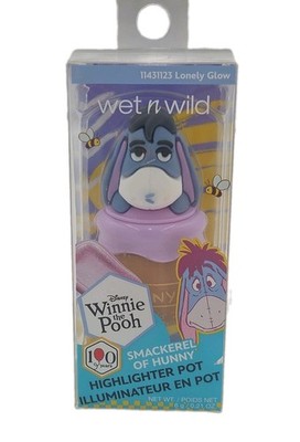 Wet N Wild Disney Winnie the Pooh Eeyore Highlighter Pot Lonely Glow Makeup RARE