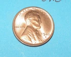1945 S   LINCOLN WHEAT CENTS    CHOICE RED UNCIRCULATED  # 2