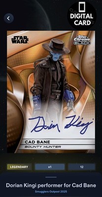 25cc CAD BANE ORANGE SIGNATURES SMUGGLERS OUTPOST 25 Star Wars Card Trader