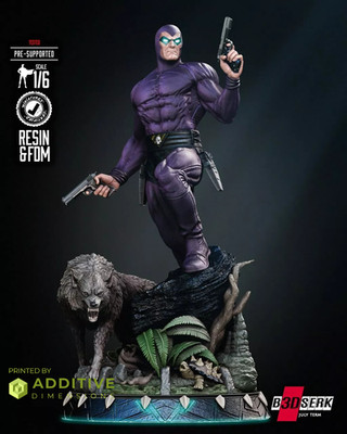 The Phantom FAN ART 1:6 Statue Resin 3D Printed DIY Model Kit