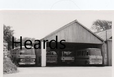 Heard Hartland Depot B&W Bus Photo 5.5" x 3.5"