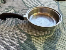 Saladmaster 9” Saucepan Skillet No Lid Stainless Steel 18-8 Tri-Clad Frying Pan