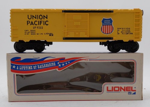 Coche de carga Lionel 6-9203 calibre O Union Pacific #9203/caja | Condition: Used