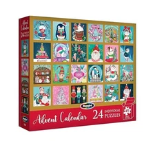 RoseArt Advent Calendar 24 Jigsaw Puzzles NEW