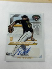 2025 Prospect Edition Braxton Ashcraft Auto Silver Prizm Rookie Pirates RC SP