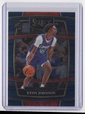 2021-22 Panini Select / Keon Johnson Rookie Los Angeles Clippers #40