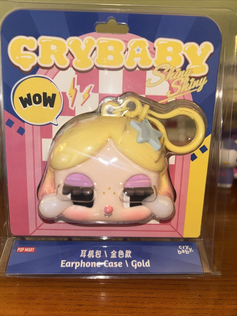 Pop Mart CRYBABY SHINY SHINY Series Earphone Case - Gold