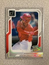 2026 Donruss Clearly #194 Justin Crawford Phillies Rated Prospect