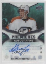 2018-19 Upper Deck Ice Premieres 102/299 Mikhail Vorobyev #IPA-MV Auto 06x7