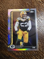 2025 Topps Chrome Football Rashan Gary Light Board Refractor Packers