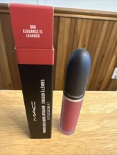 MAC Powder Kiss Liquid Lipstick - 980 ELEGANCE IS LEARNED BRAND NEW IN BOX