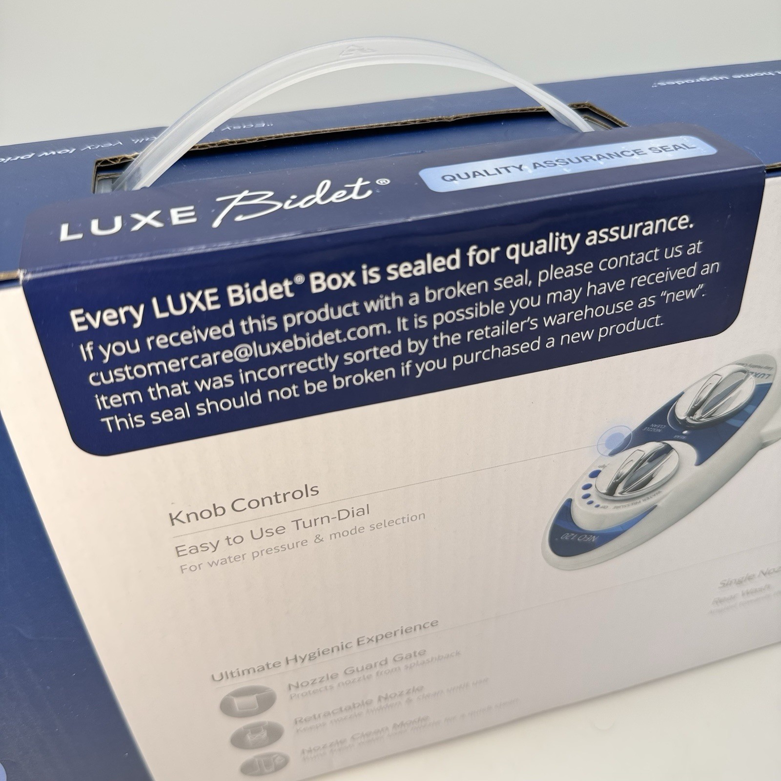 LUXE Bidet NEO 120 Blue Cold Water Bidet Attachment New Sealed